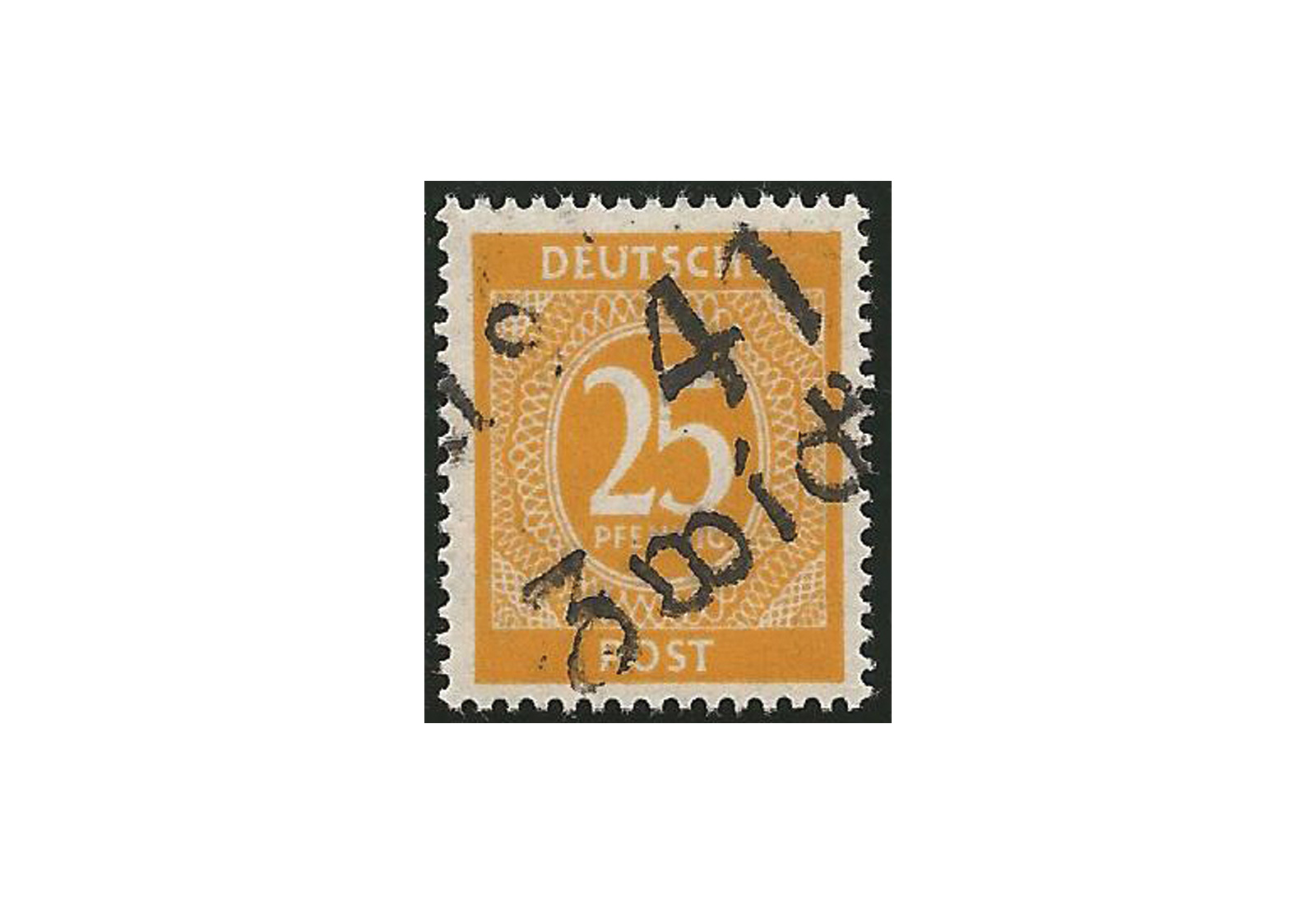 SBZ Bezirkshandstempel - Ziffernausgaben Michel Nr. I o postfrisch geprüft