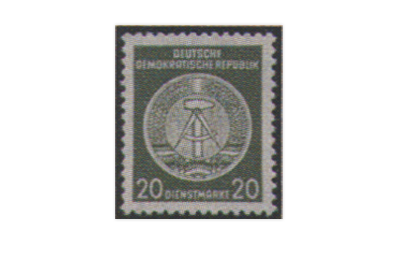 DDR Dienstmarken 1954 Dienst A 22 x postfrisch geprüft