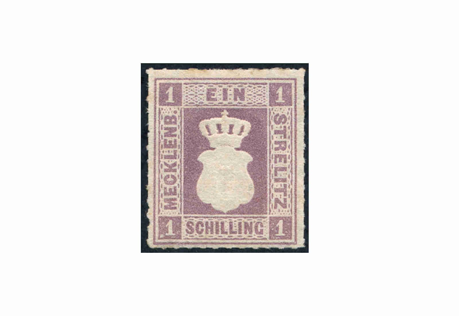 Briefmarke Altdeuschland Mecklenburg-Strelitz Freimarke 1864 Michel-Nr. 3 ungebraucht ohne Gummierung