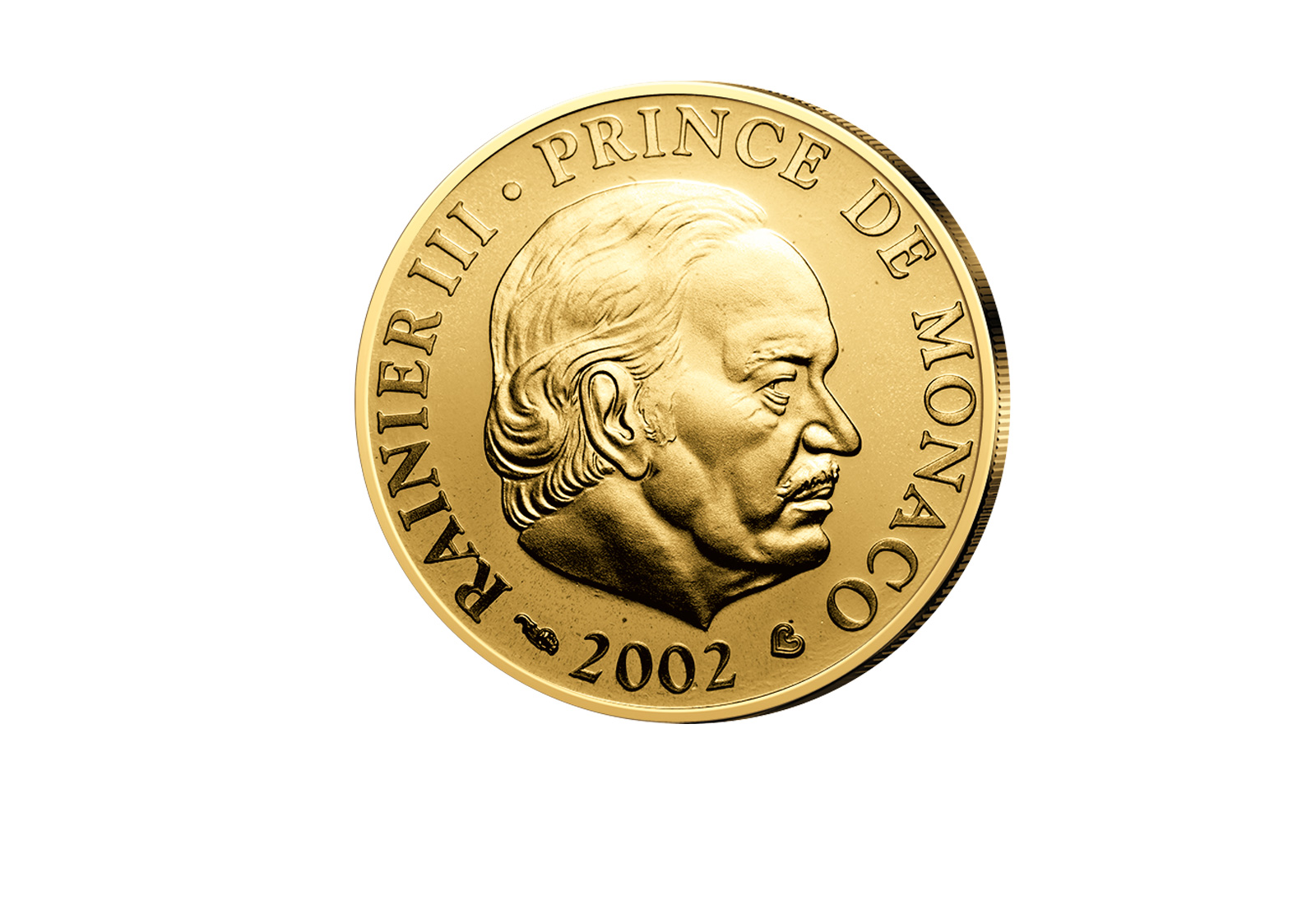 20 Euro Gold 2002 Monaco Rainer III im Etui inkl Zertifikat PP