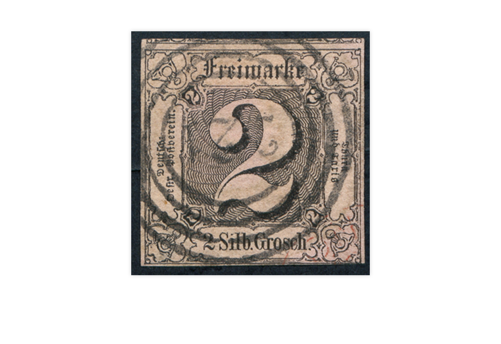 Briefmarke Altdeutschland Thurn und Taxis Freimarke 1852 Michel-Nr. 5 gestempelt
