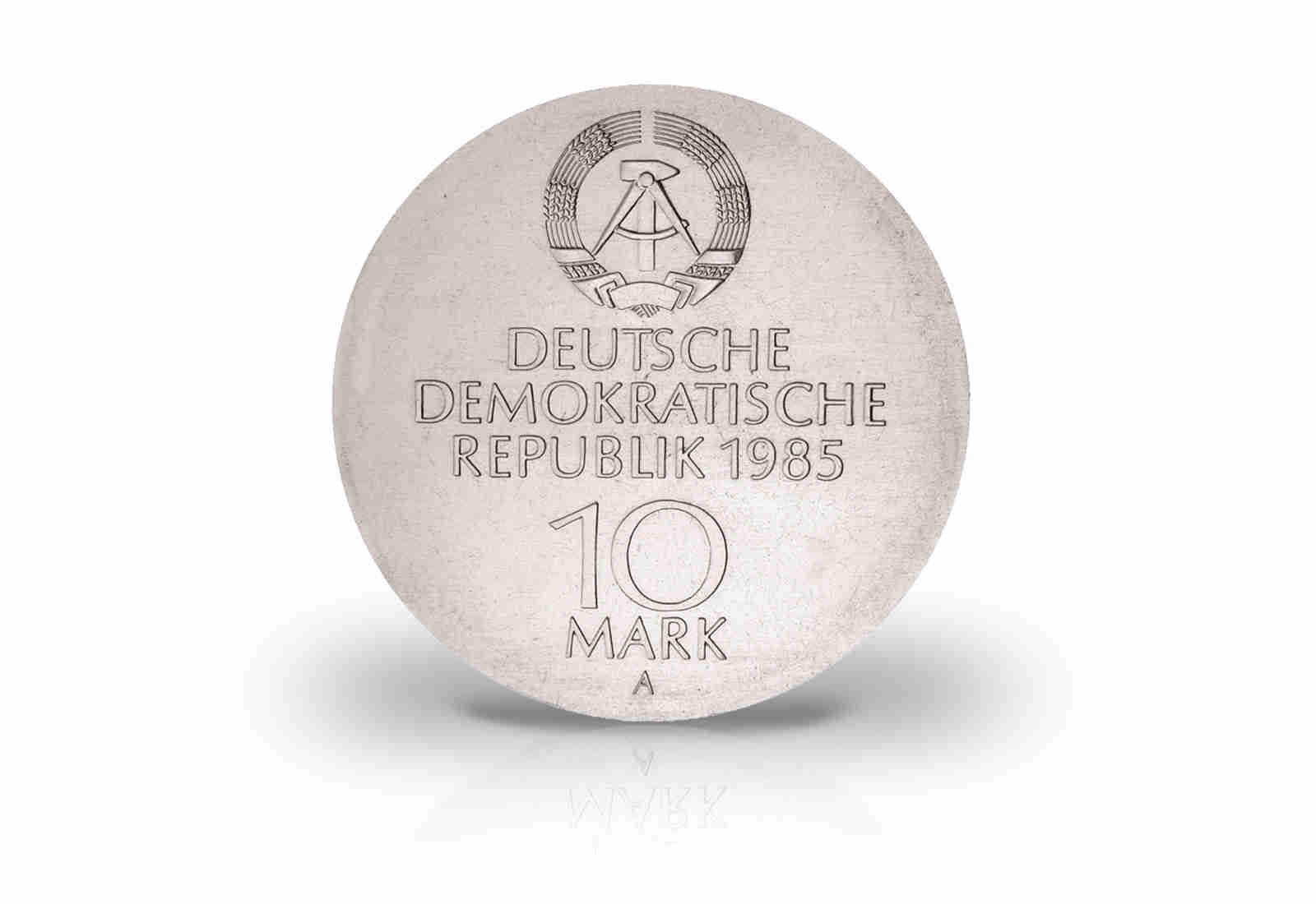 10 Mark Gedenkmünze 1985 DDR Wiedereröffnung Semperoper Jaeger-Nr. 1600