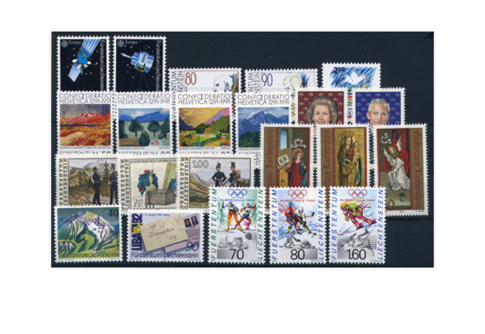 Liechtenstein Jahrgang 1991 postfrisch