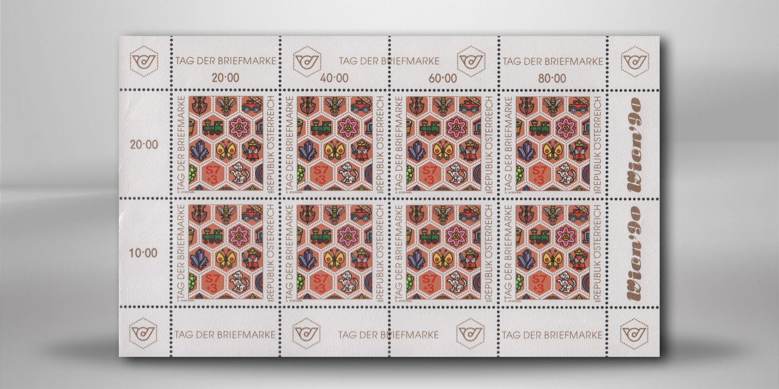 Österreich Kleinbogen Tag der Briefmarke Mi.Nr. 1990 gest.
