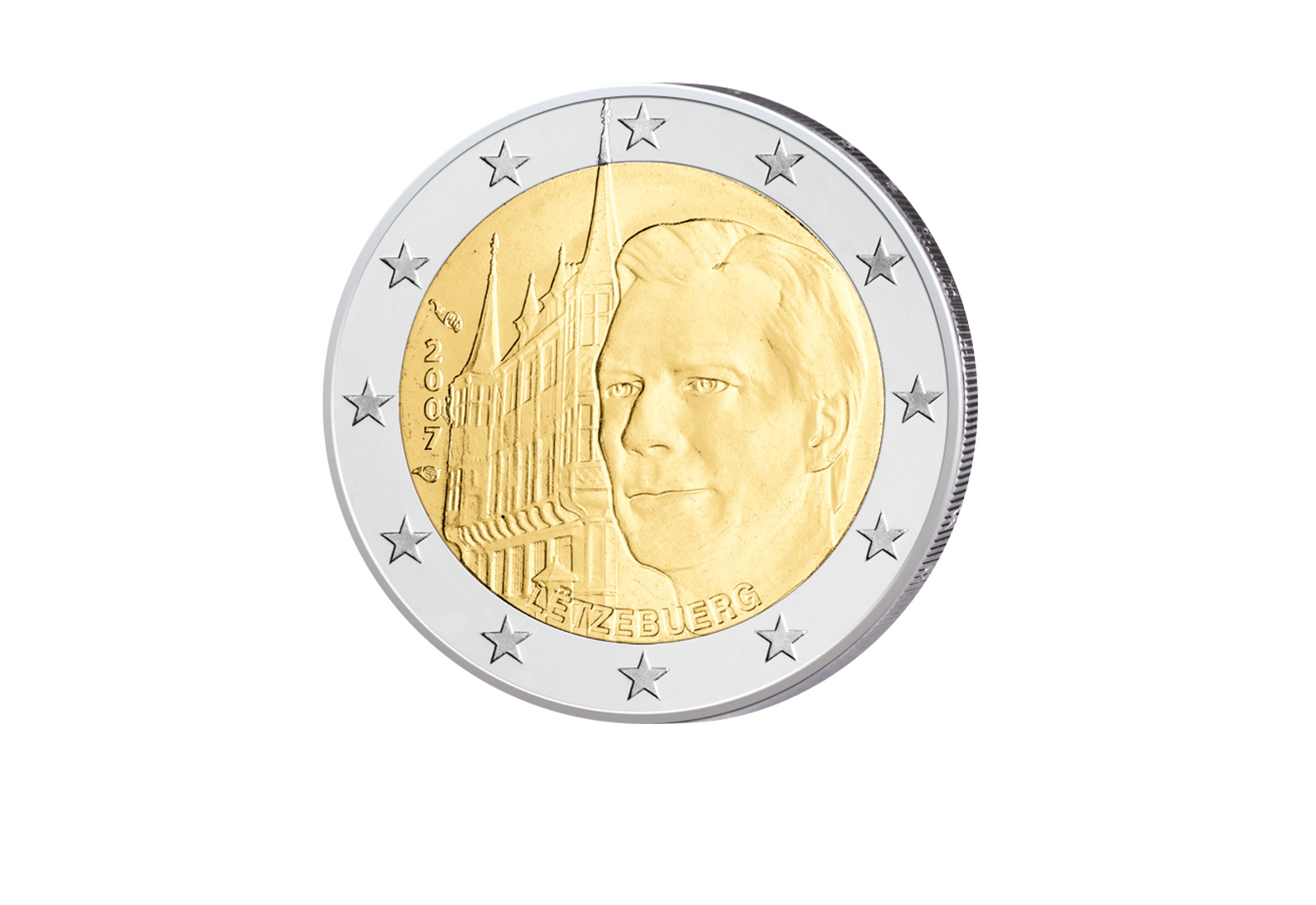 2 Euro 2007 Luxemburg Großherzoglicher Palast