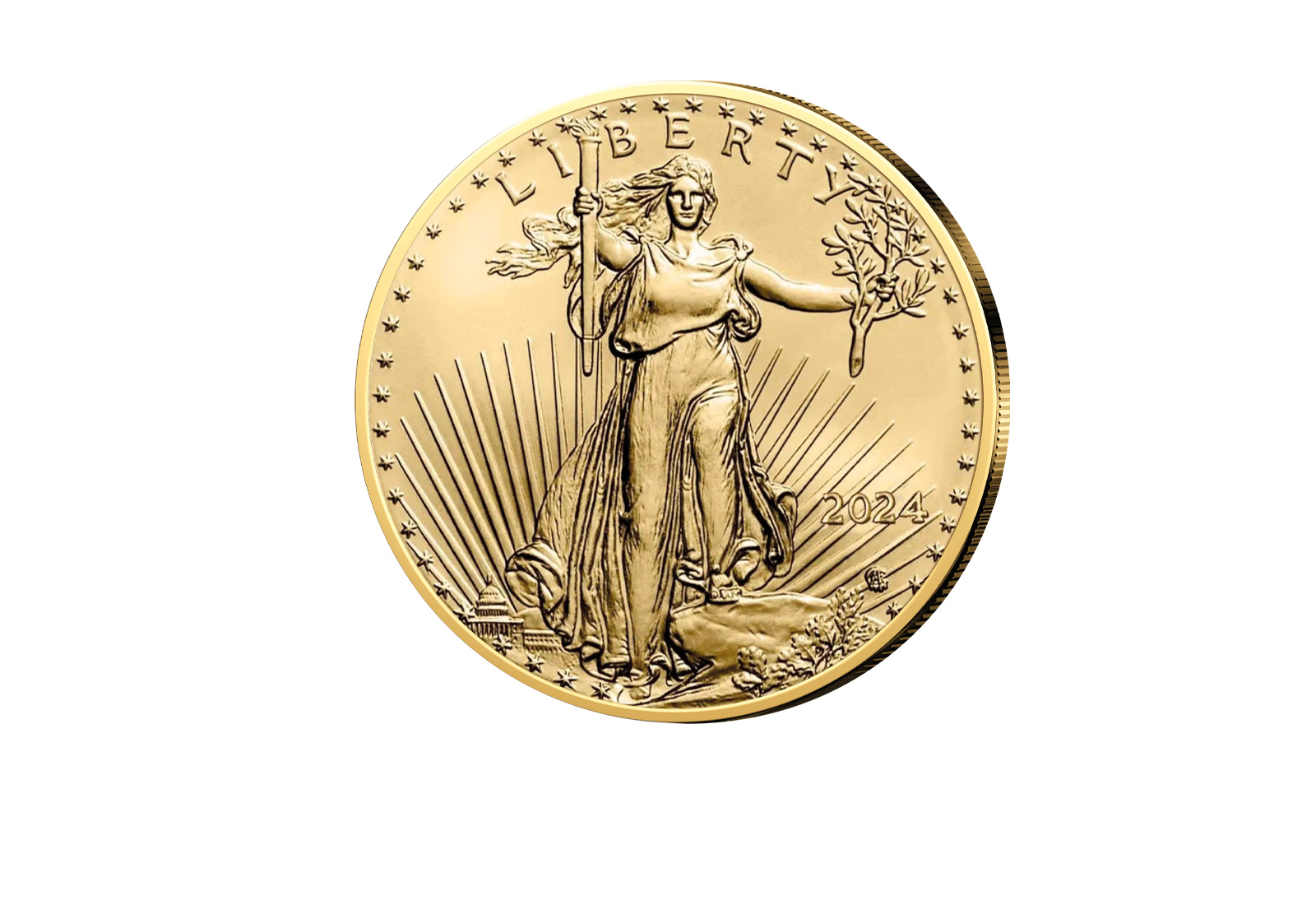 American Eagle 1 oz Gold 2024 USA PP im Etui