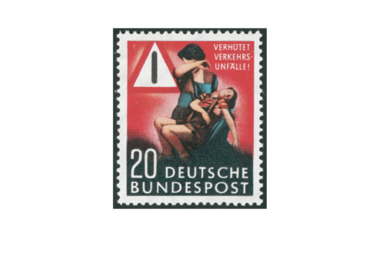 Briefmarke BRD Unfallverhütung 1953 Michel-Nr. 162 postfrisch
