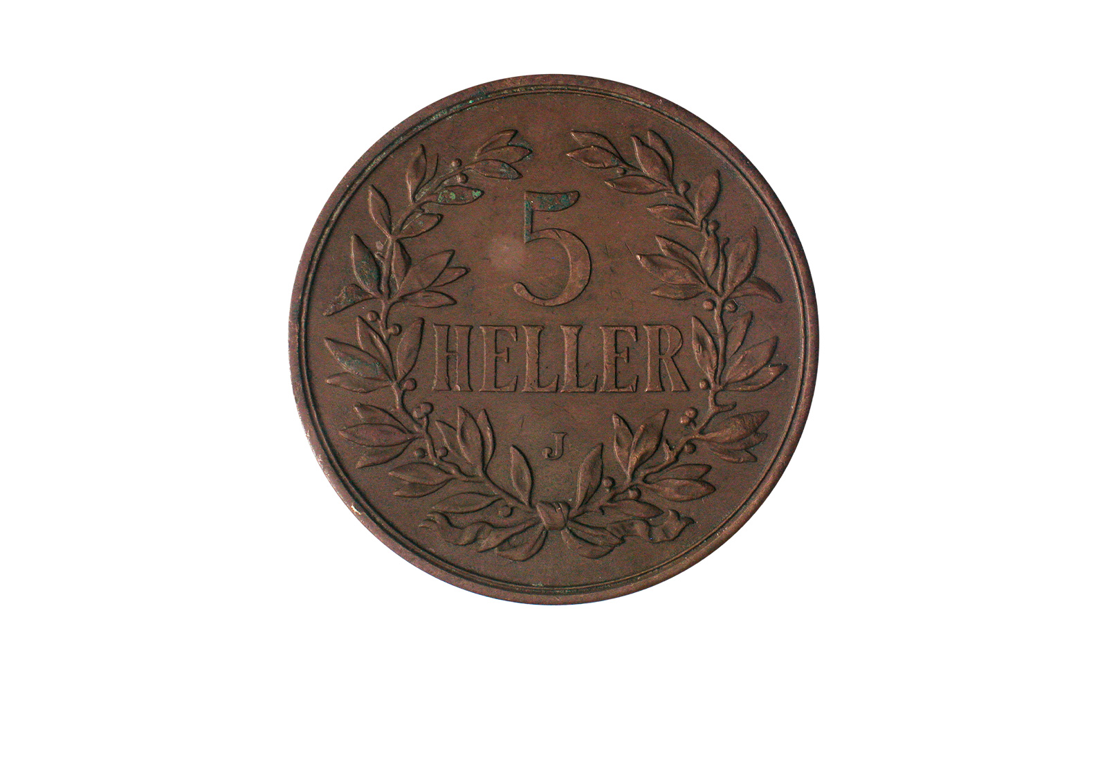 5 Heller 1908-1909 Deutsch - Ostafrika Jaeger-Nr. 717