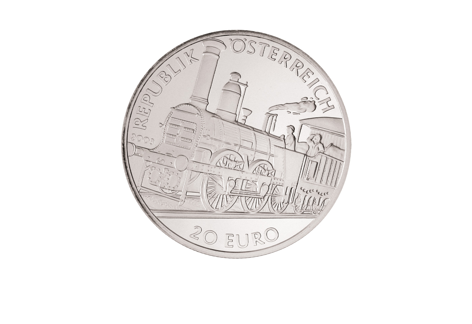 20 Euro Silbermünze 2003 Österreich Die Biedermeierzeit PP