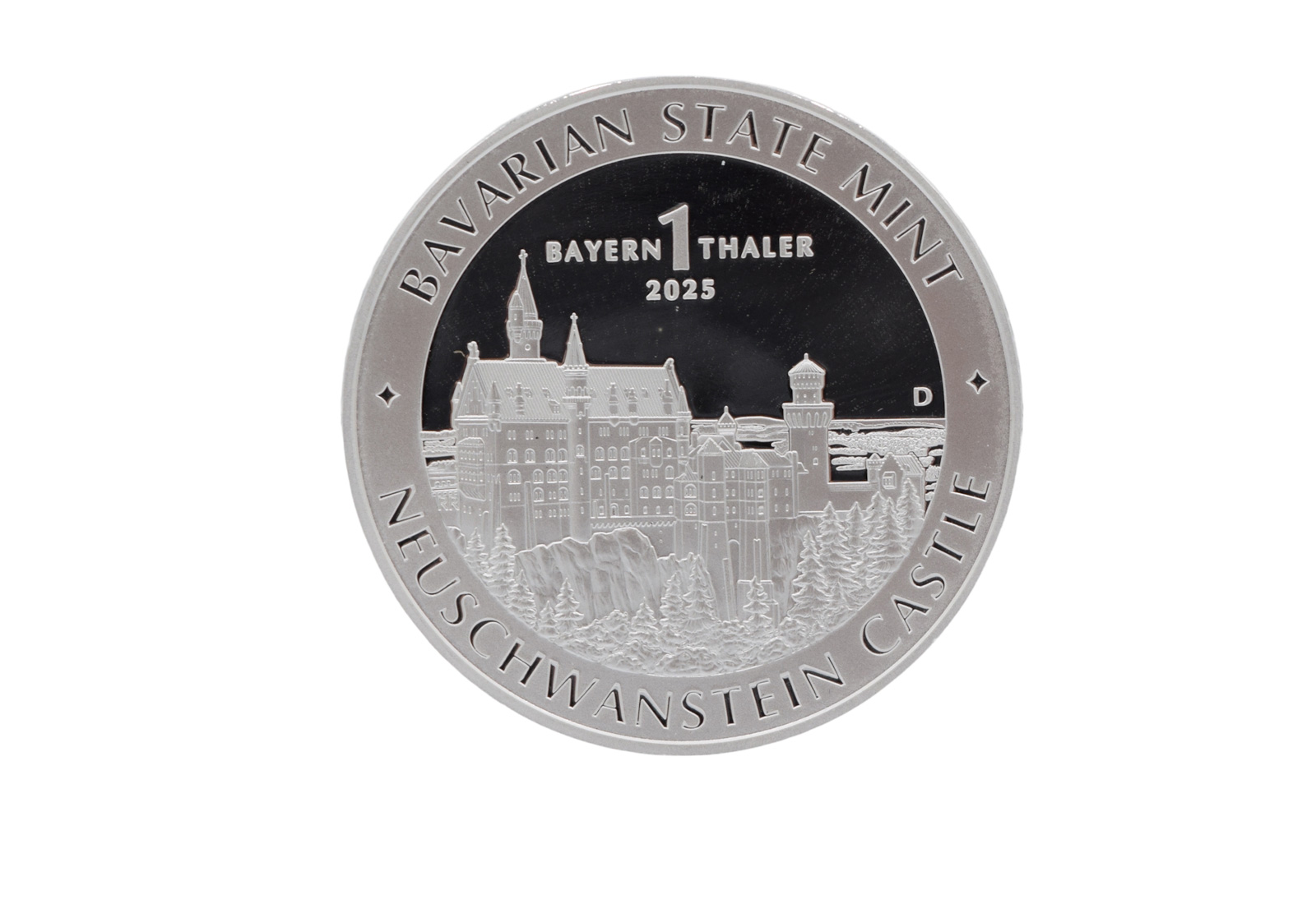 1 Bayern Thaler 2025 1 oz Silber - "Neuschwanstein" im Etui PP