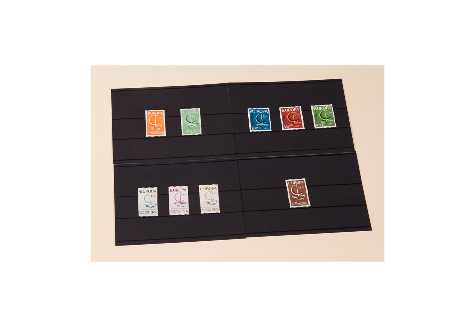 Briefmarken CEPT 15 Ausgaben aus 1966 postfrisch per 20 Stück