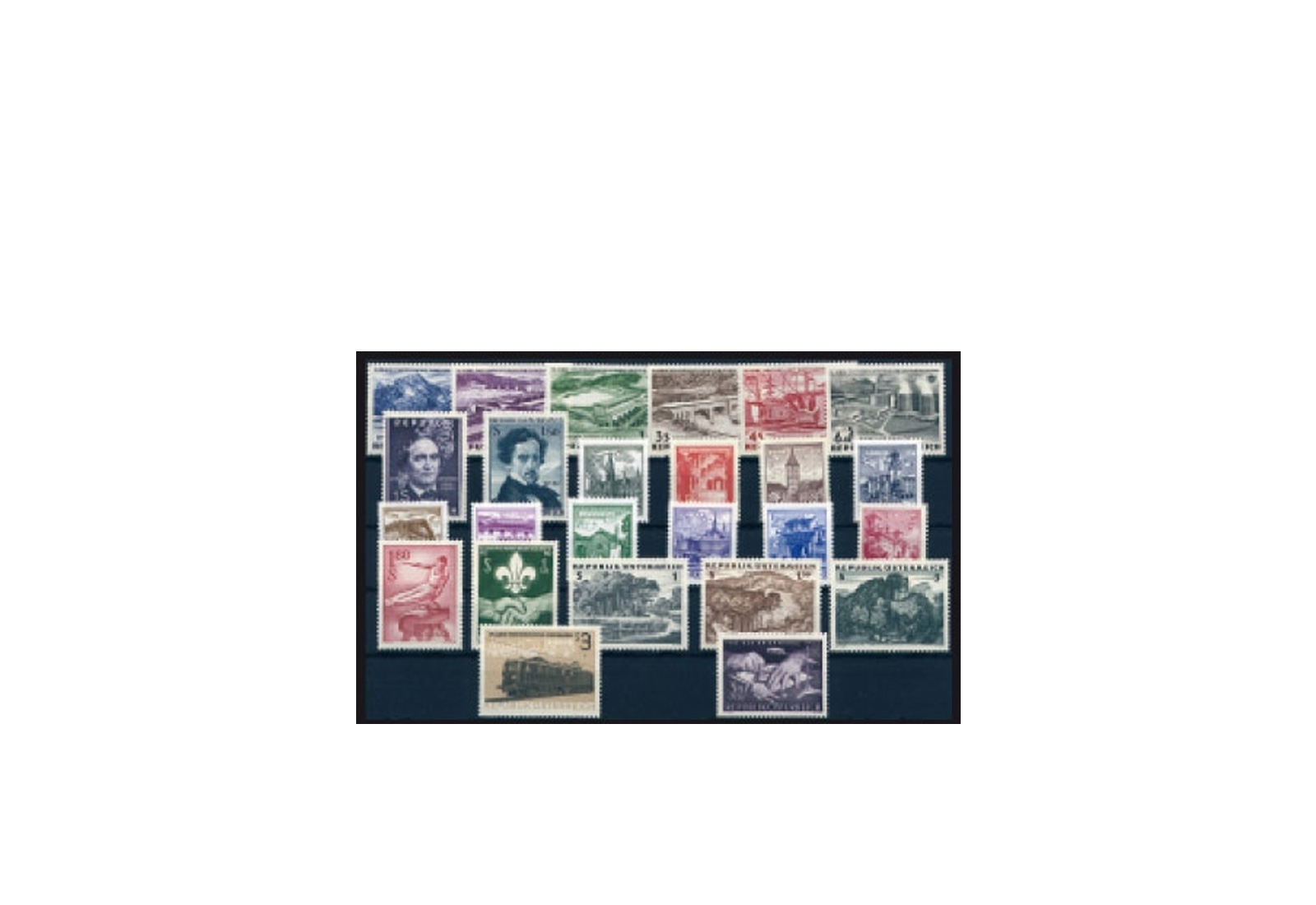 Österreich Jahrgang 1962 gestempelt
