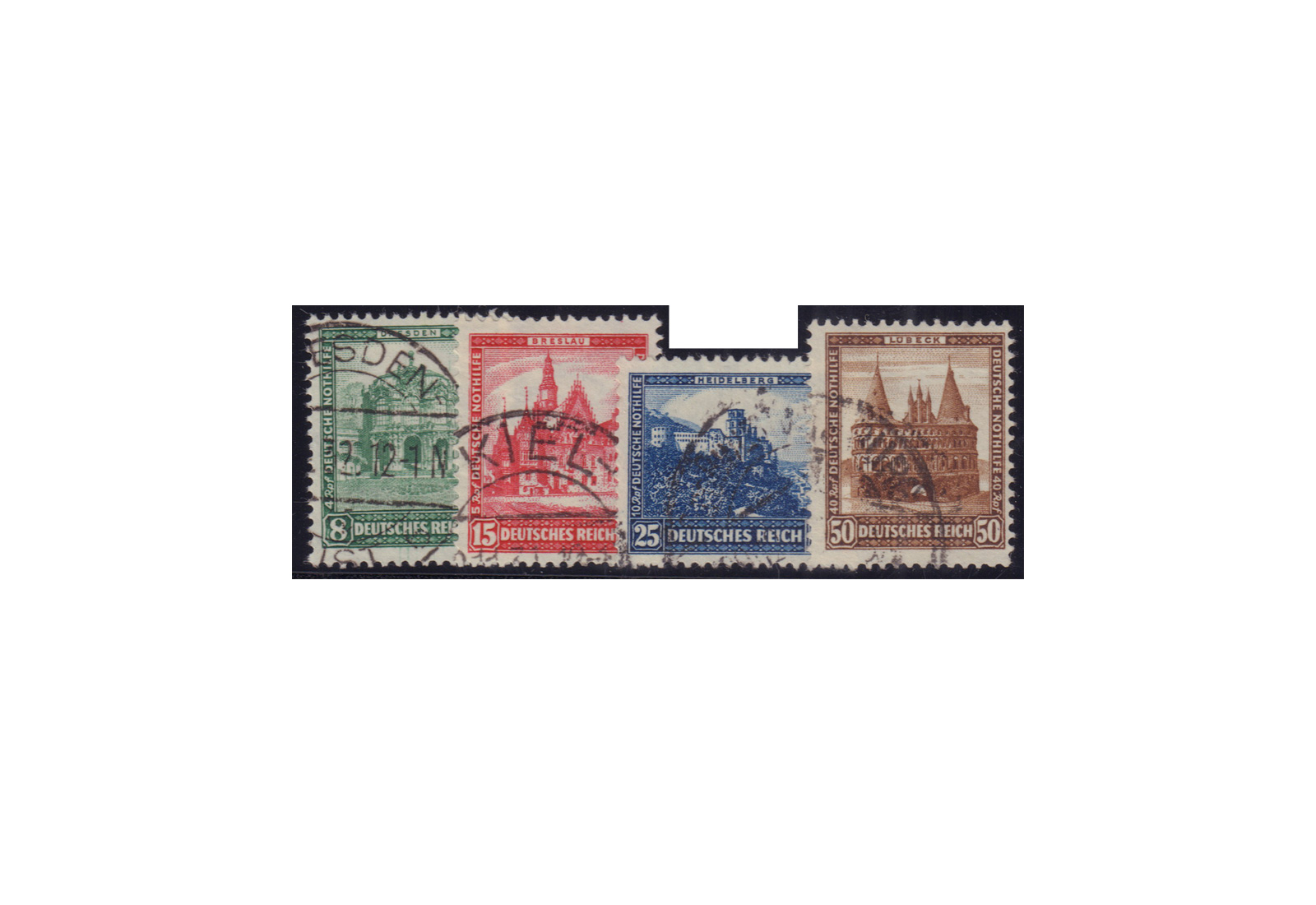 Deutsches Reich Mi.Nr. 459/462 gestempelt
