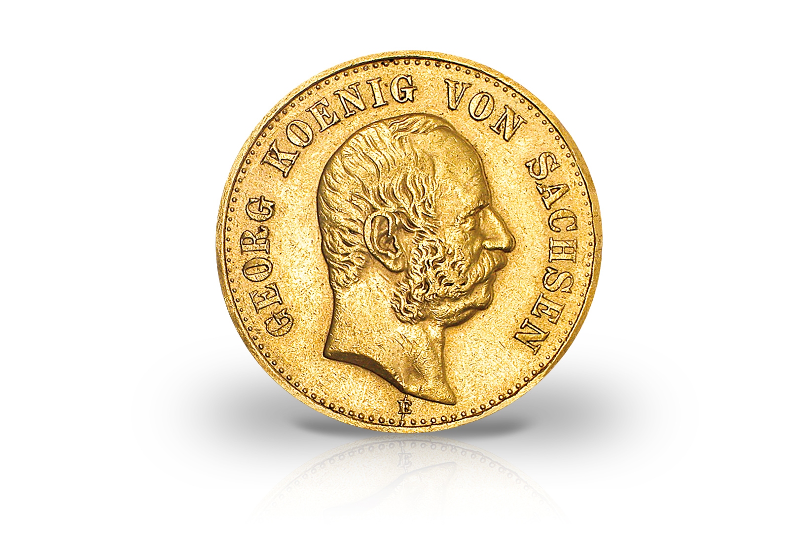 20 Mark Goldmünze 1903 Kaiserreich König Georg Sachsen Jaeger-Nr. 266