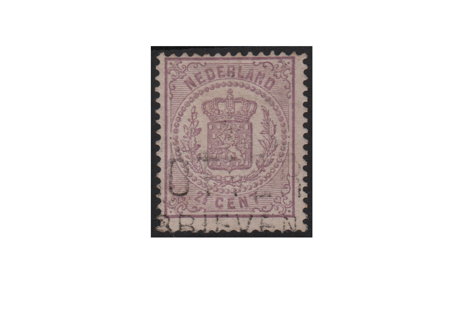Niederlande Willem III. 1869/1871 Michel-Nr. 18 gestempelt