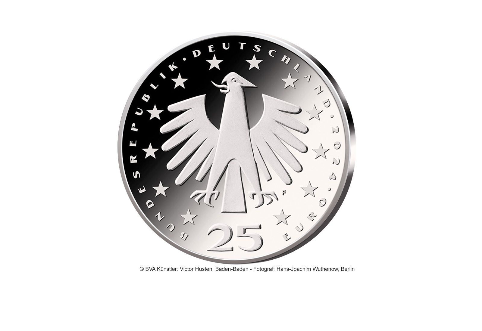 25 Euro Silbermünze 2024 Deutschland Weihnachten Adventskranz PP