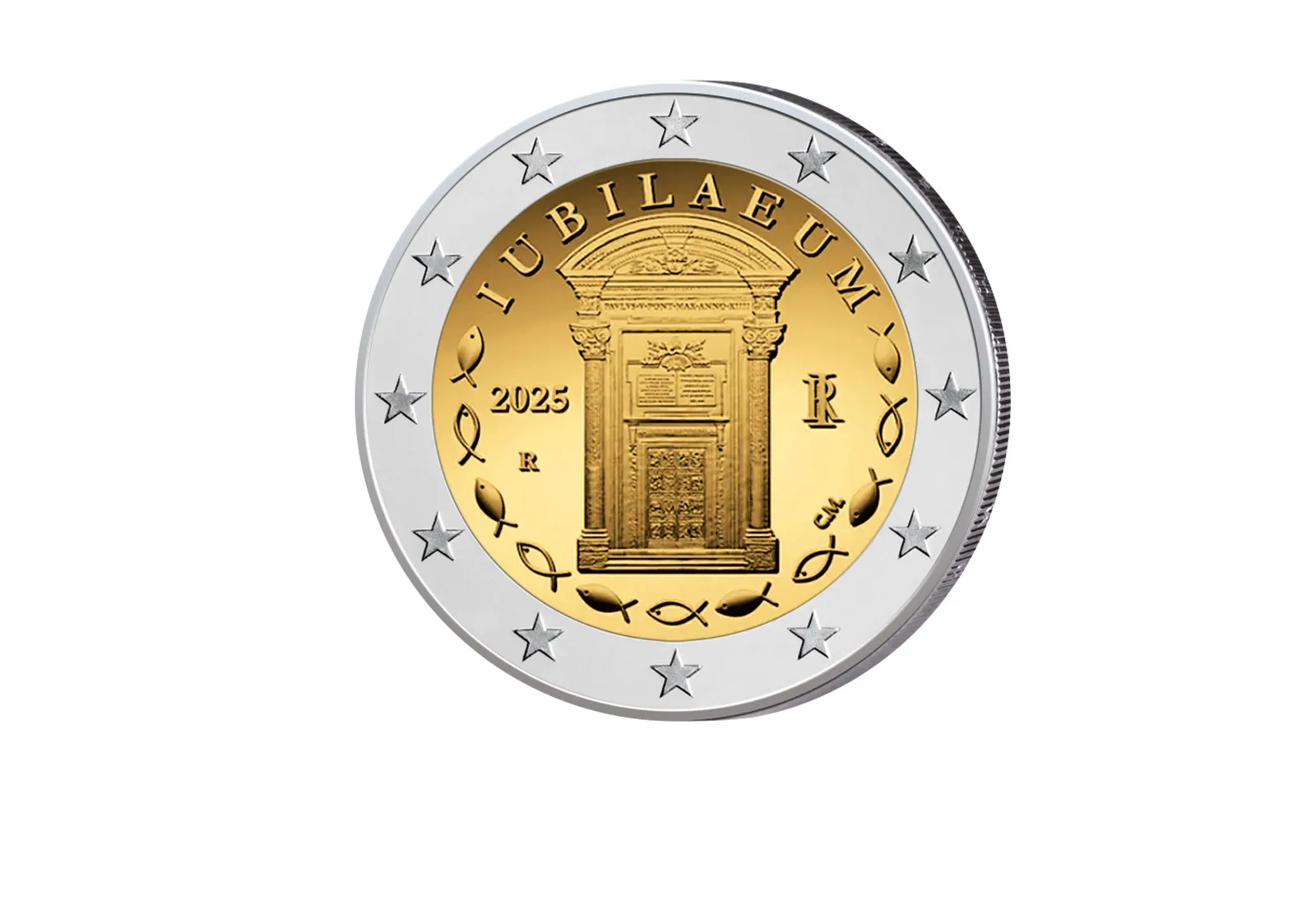 2 Euro 2025 Italien Jubiläum bfr.