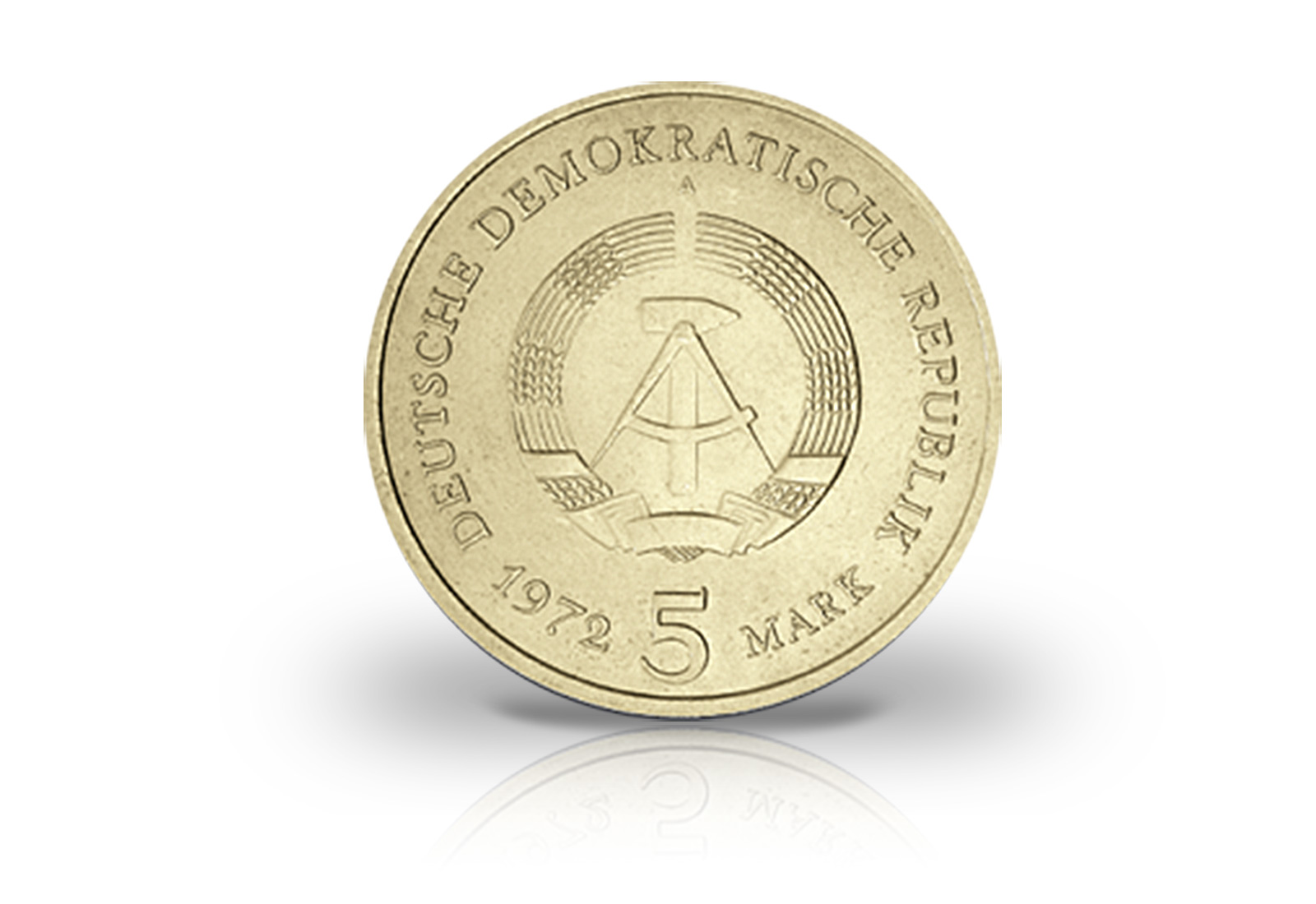 5 Mark Gedenkmünze 1972 DDR Meißen Jaeger-Nr. 1543