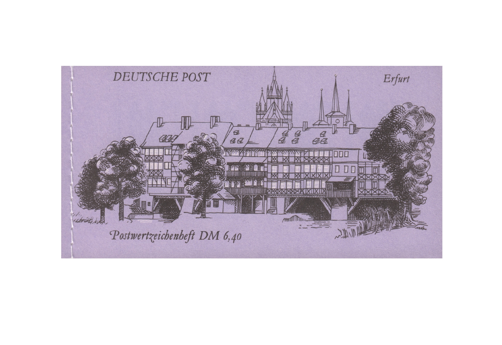 DDR Markenheftchen Bauwerke und Denkmäler 1990 MH Mi.Nr.10 postfrisch