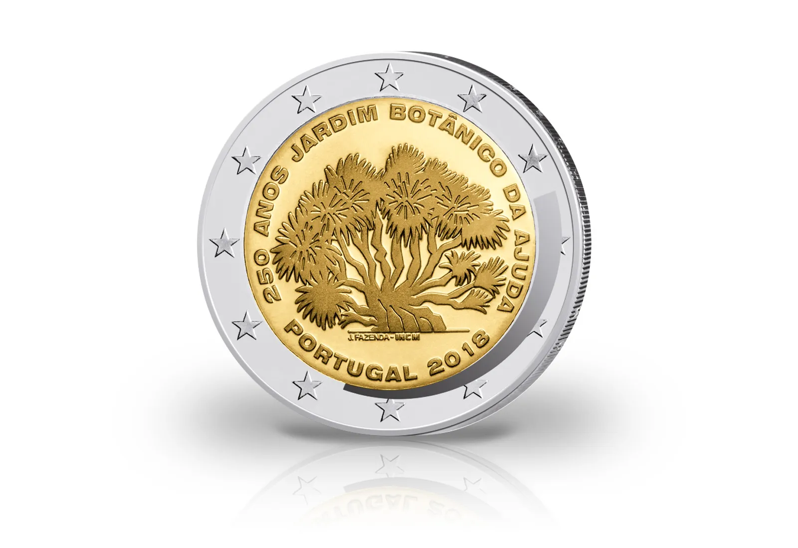 2 Euro 2018 Portugal 250. Jahre Botanischer Garten Ajuda