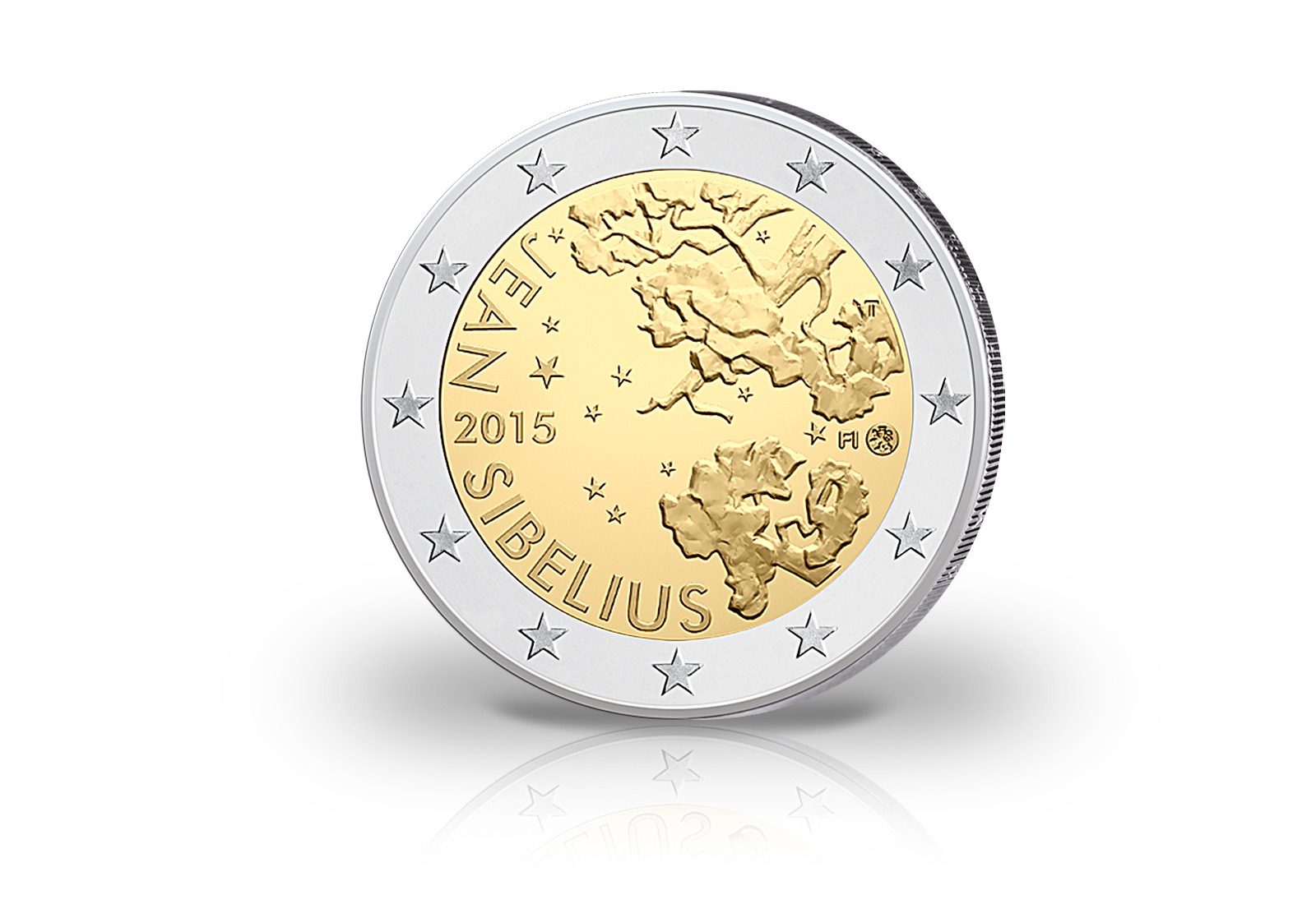 2 Euro 2015 Finnland 150 Jahre Jean Sibelius bfr