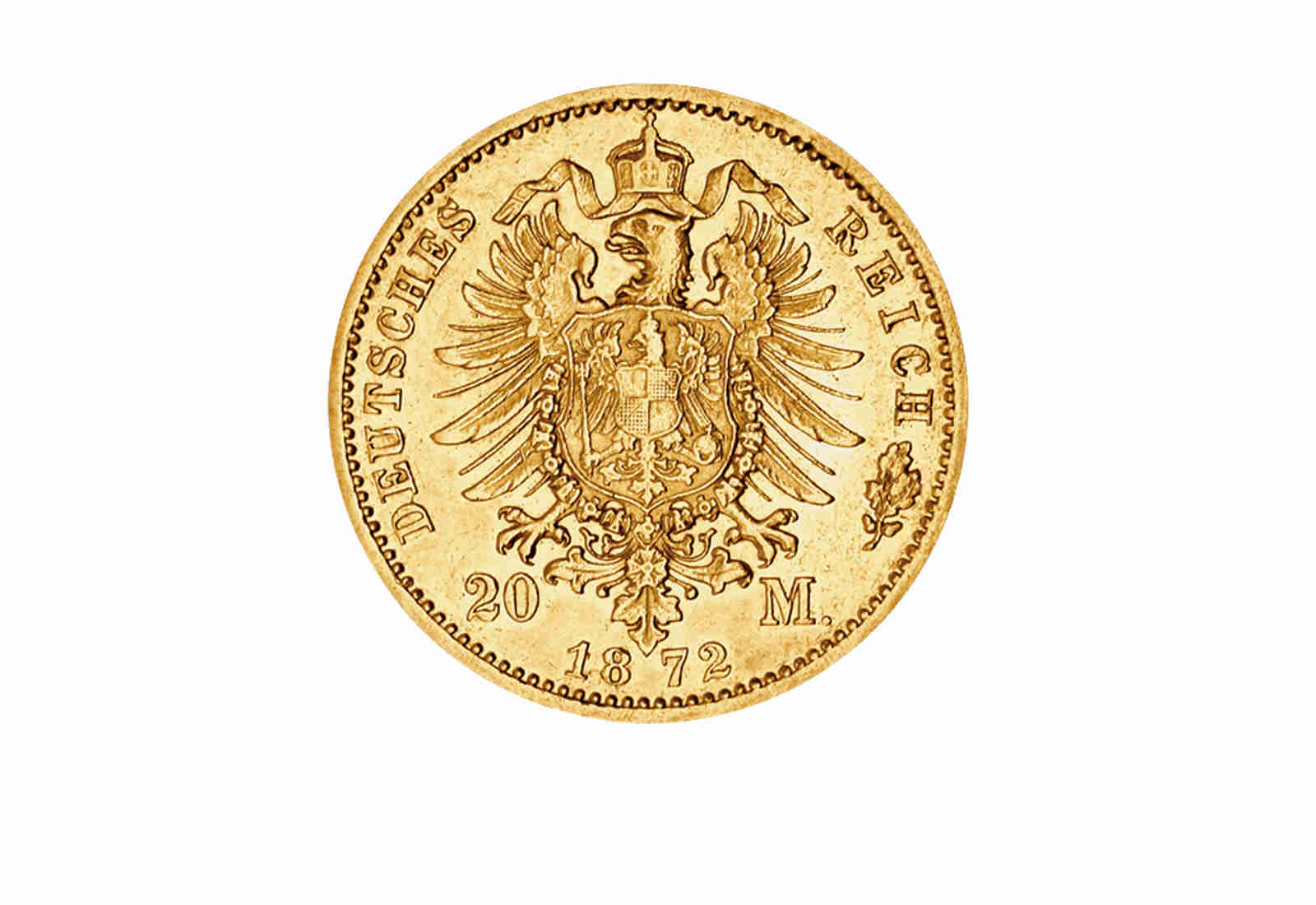 20 Mark 1982 Kaiserreich Wilhelm I Preussen Jaeger-Nr. 243