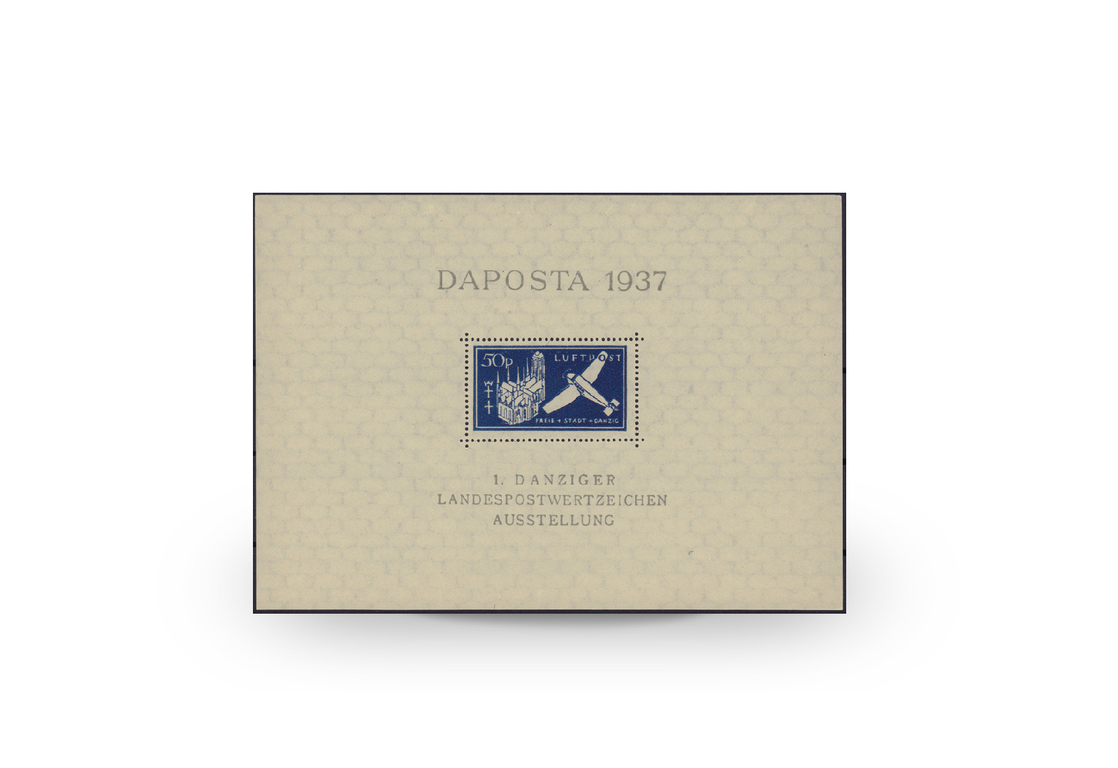 Briefmarken Danzig DAPOSTA 1937 Block 2 b postfrisch
