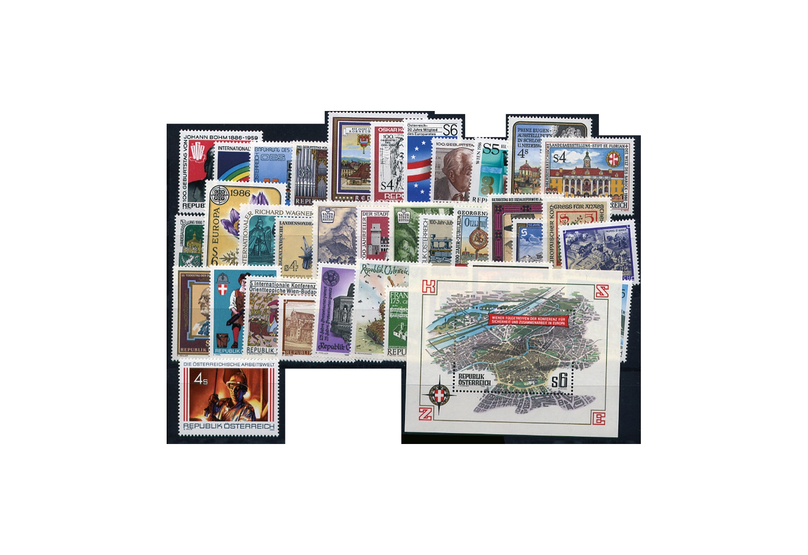 Österreich Jahrgang 1985 gestempelt