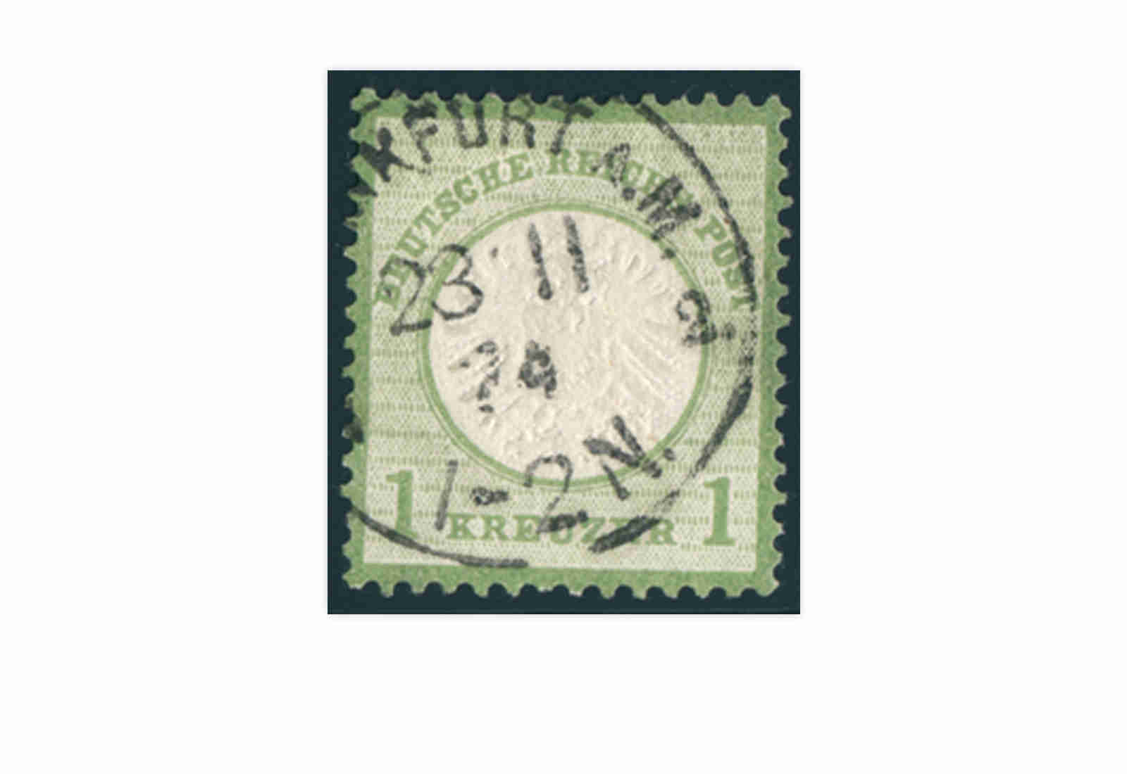 Briefmarke Deutsches Reich Brustschild 1872 Michel-Nr. 23 gestempelt