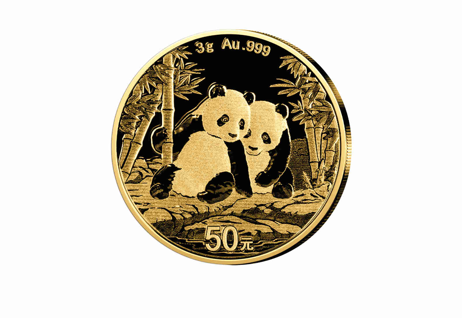 Panda 3 Gramm Gold 2026 China