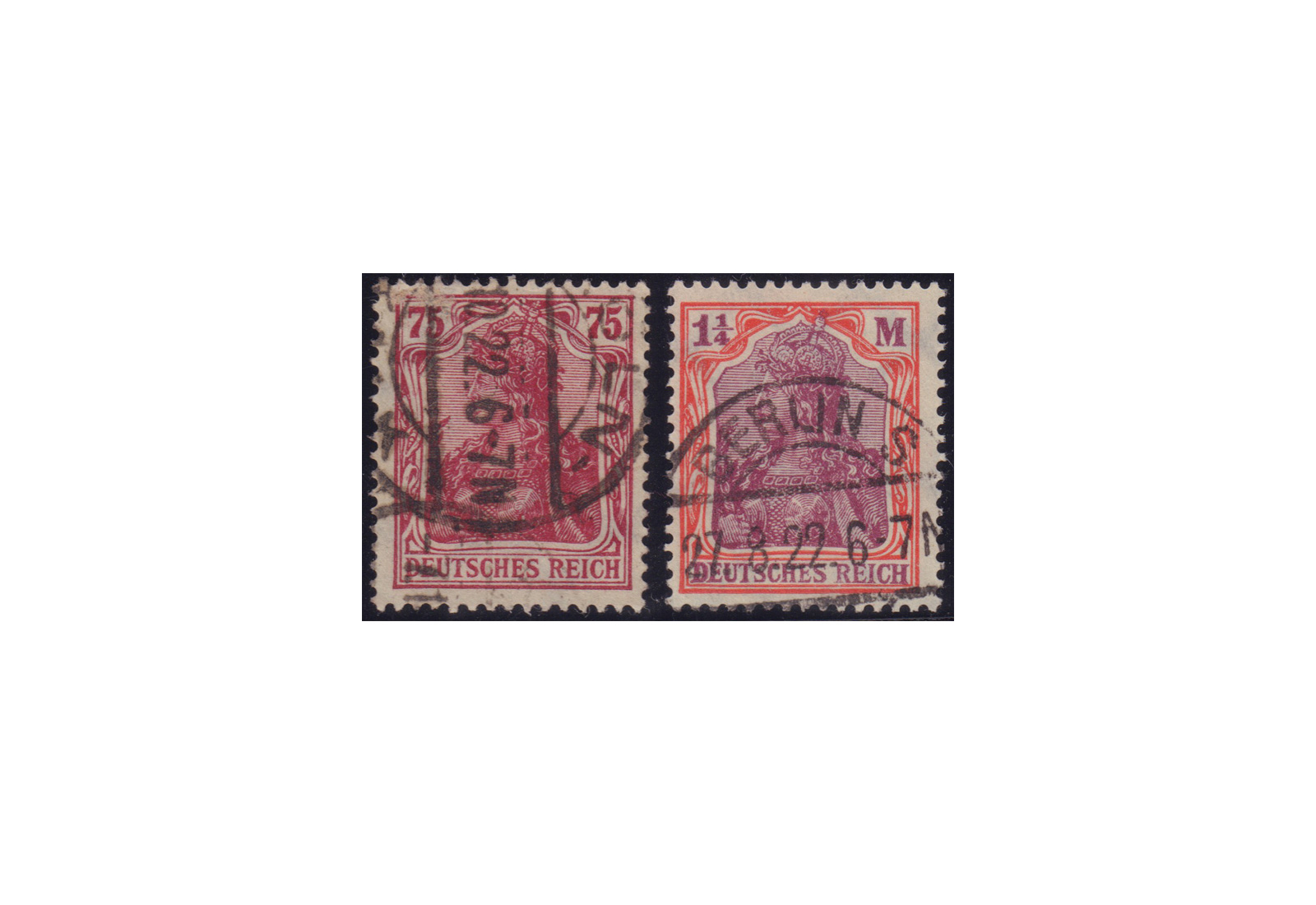 Deutsches Reich Michel 197 / 8 gestempelt