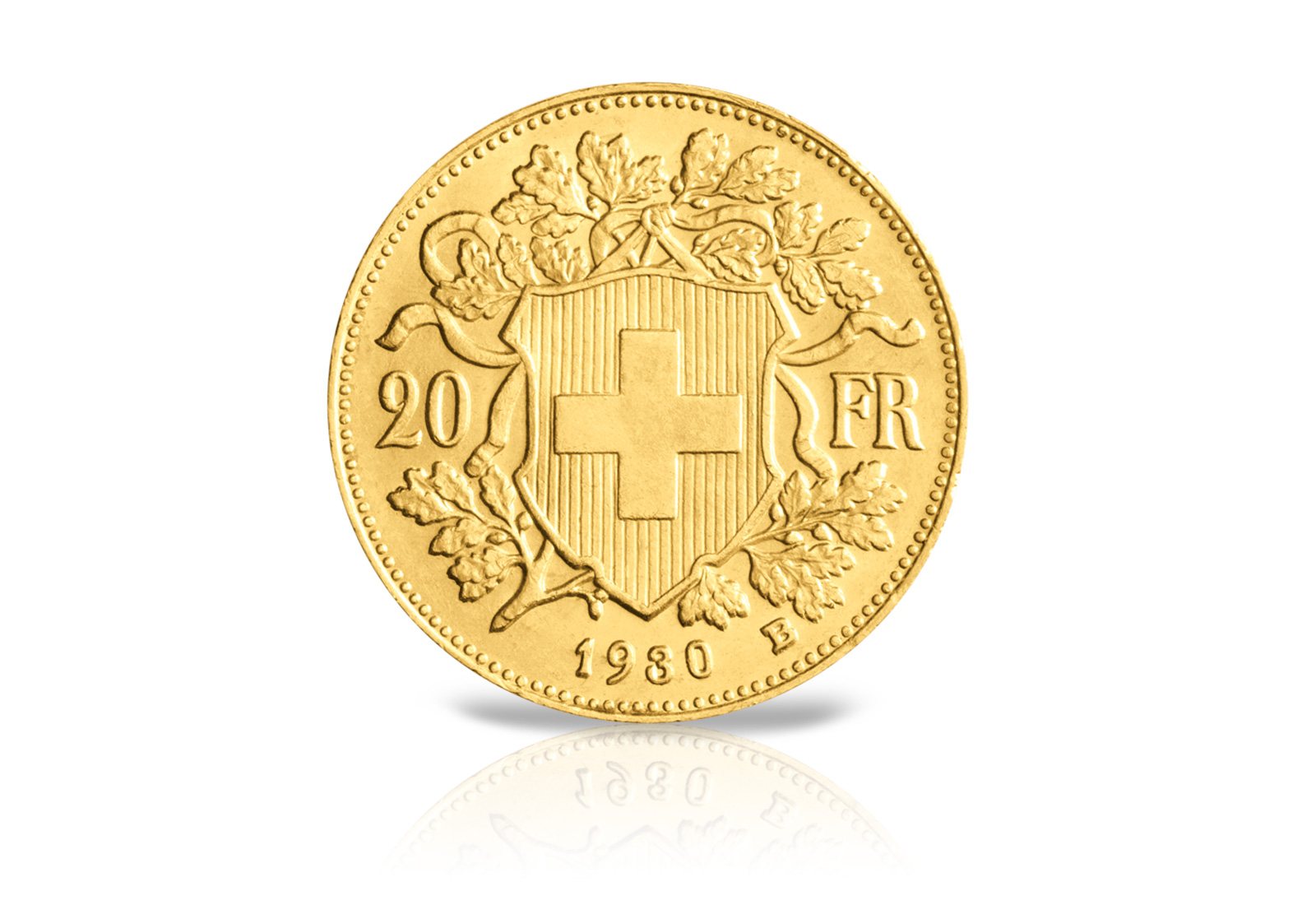 20 Franken Goldmünze Schweiz Vreneli Jahrgang unserer Wahl