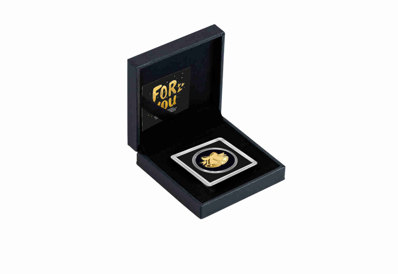 Goldmünze Motiv "Weihnachtsglocken" 999/1000 Gold Geschenk