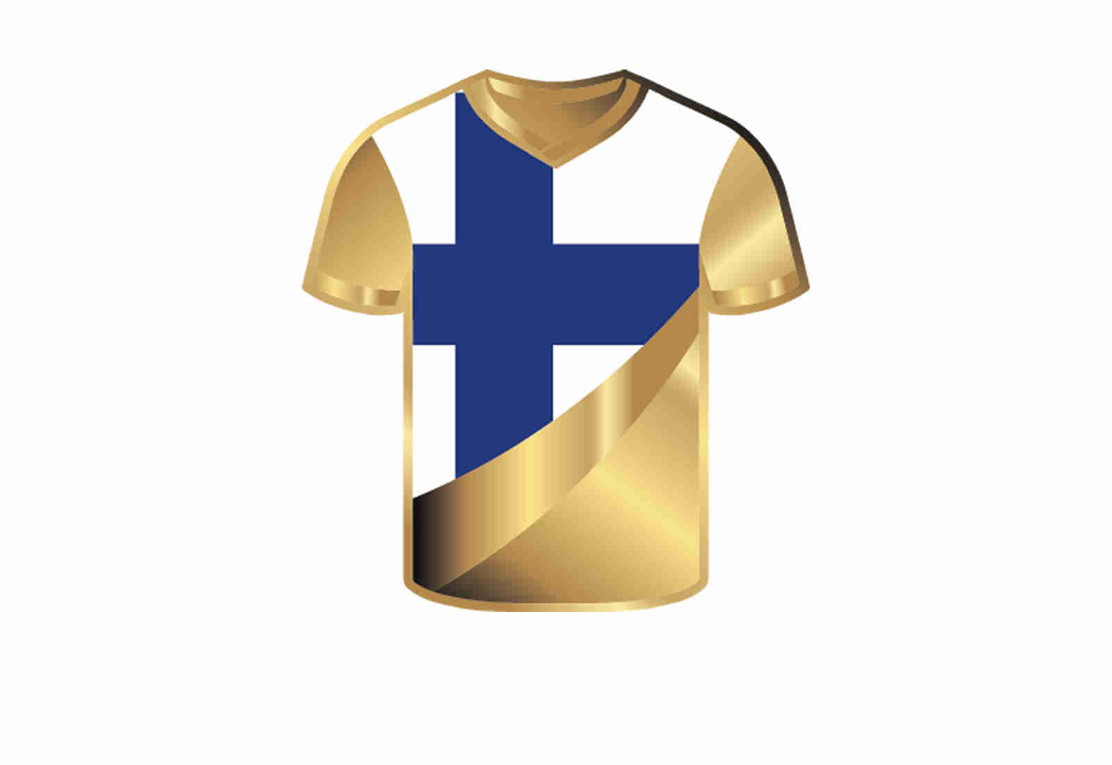 Goldmünze Motiv "Trikot Finnland" 999/1000 Gold im Geschenketui
