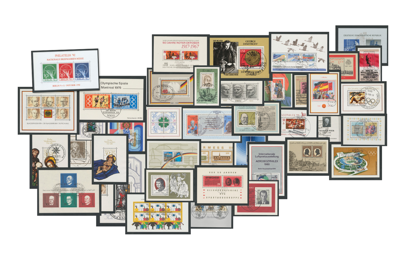 50 Blocks Deutschland postfrisch