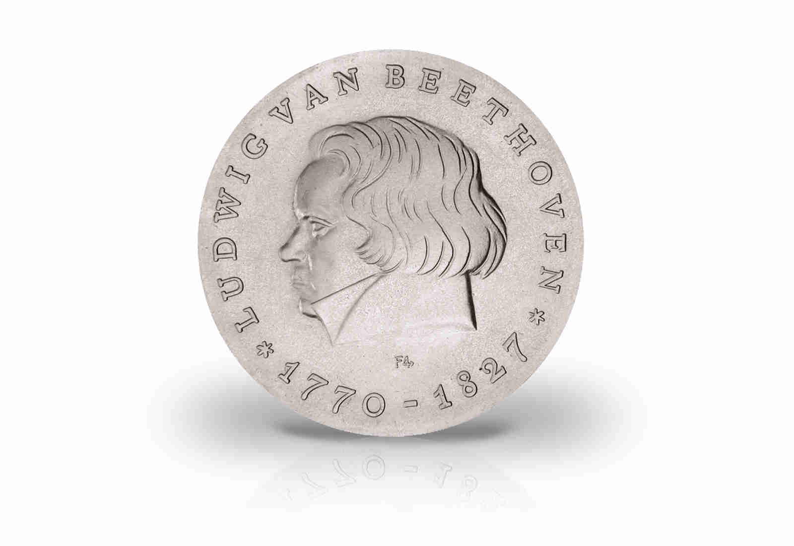 10 Mark Gedenkmünze 1970 DDR Ludwig van Beethoven Jaeger-Nr. 1528
