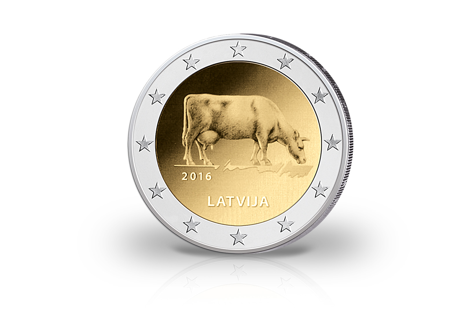 2 Euro 2016 Lettland Agrarkultur Milchwirtschaft bfr.