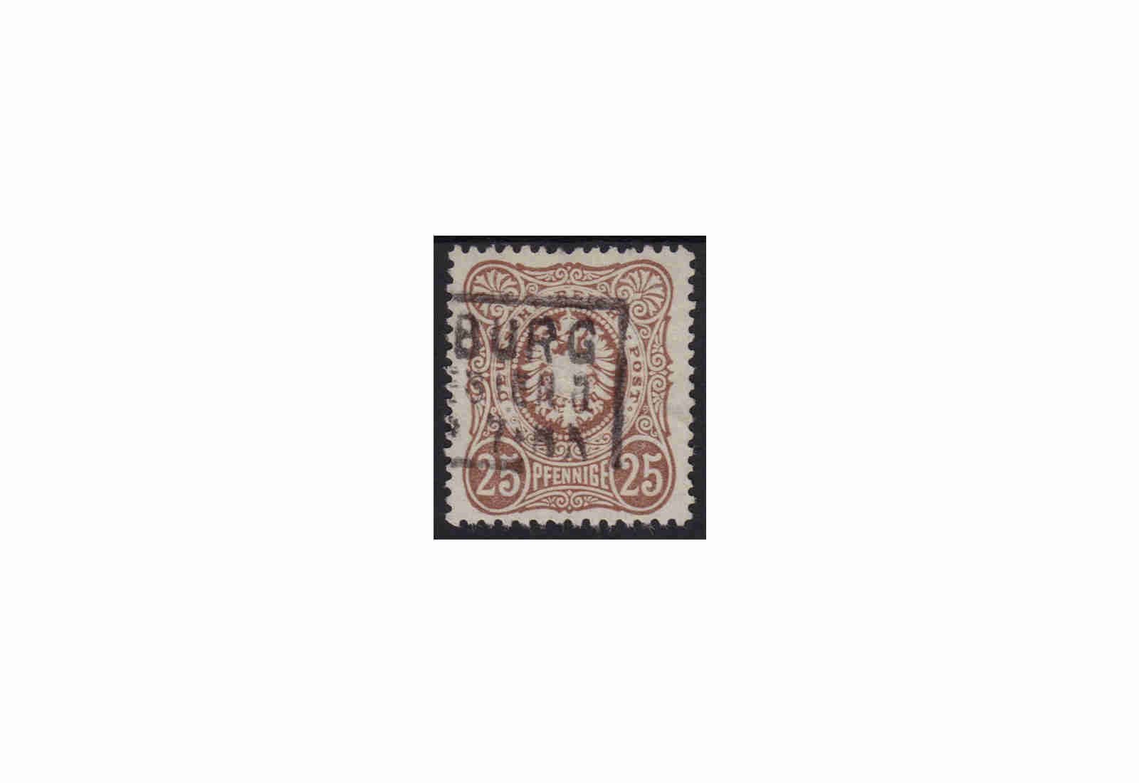 Deutsches Reich Ziffern und Reichsadler 1878 Michel Nr. 35 b gestempelt geprüft 