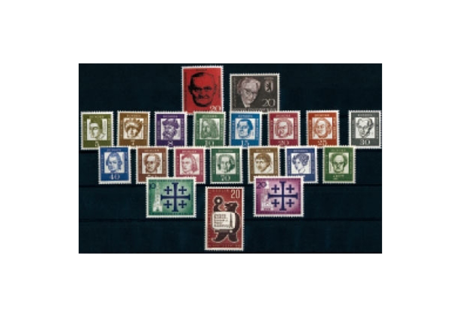 Berlin Jahrgang 1961 Mi.Nr. 197-217 gestempelt