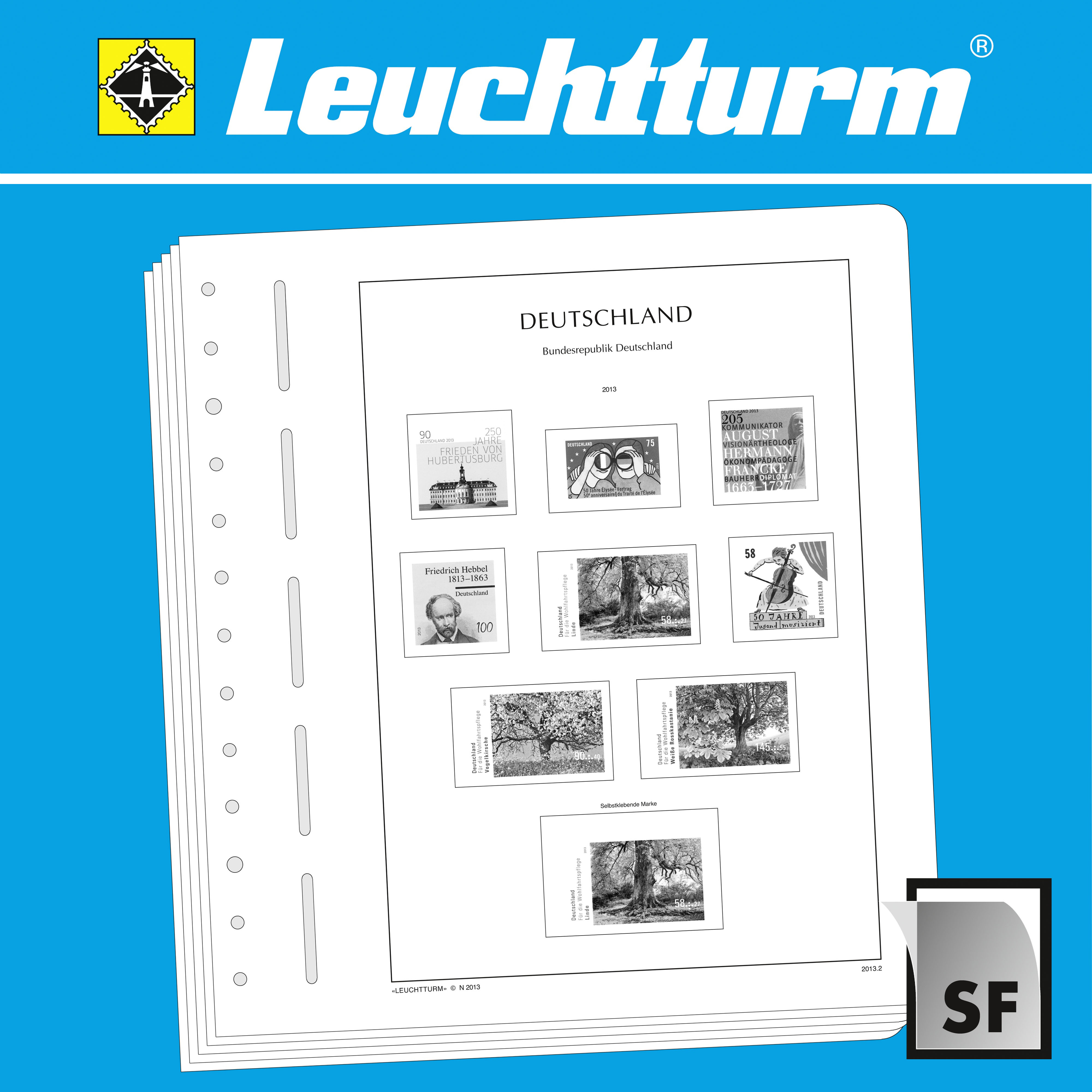 LEUCHTTURM SF-Vordruckblätter Schweiz Kleinbogen 2010-2016