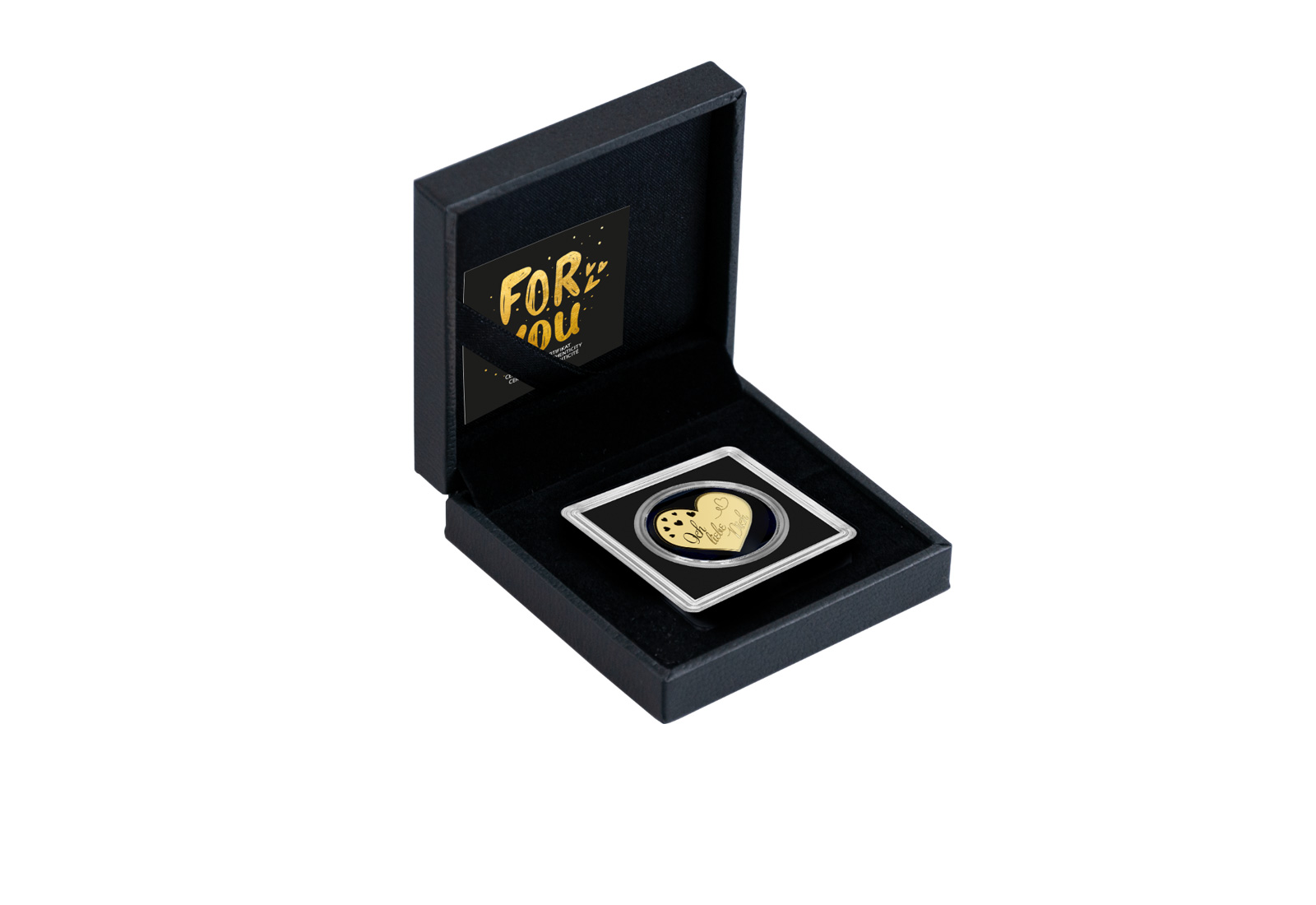 Goldausgabe Motiv "Ich liebe Dich" 999/1000 Gold