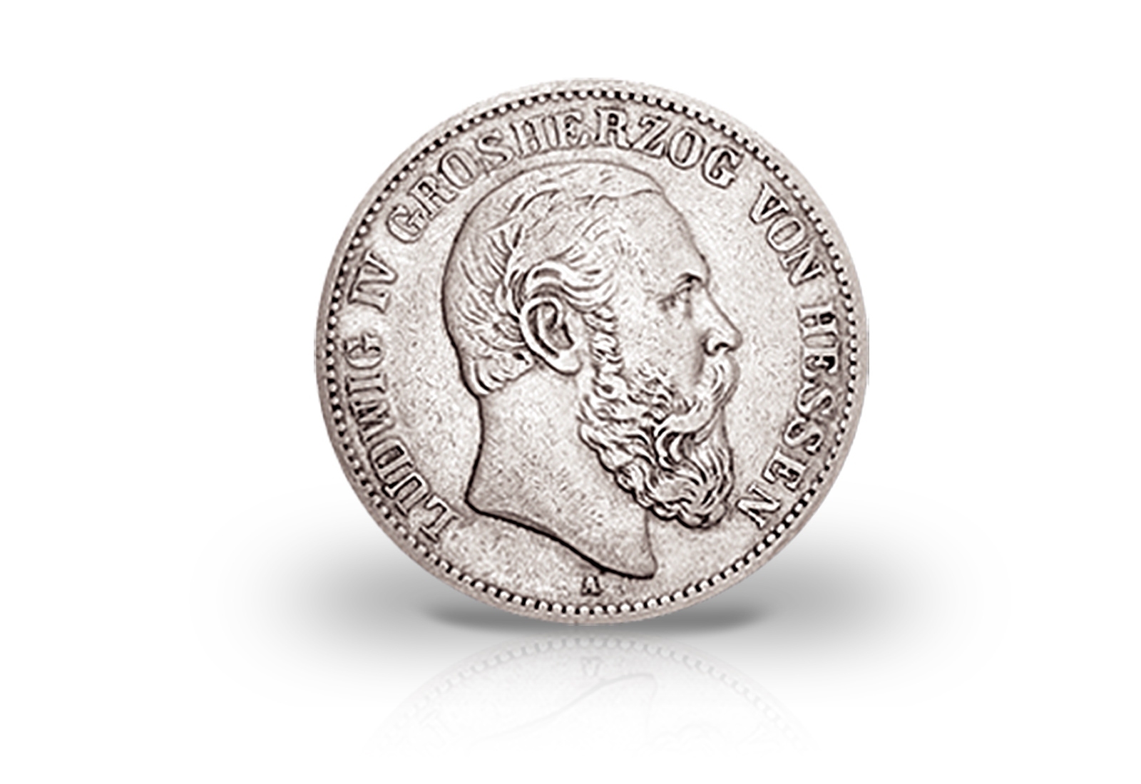 5 Mark 1888 Deutsches Kaiserreich Hessen Ludwig IV. Jaeger-Nr. 69