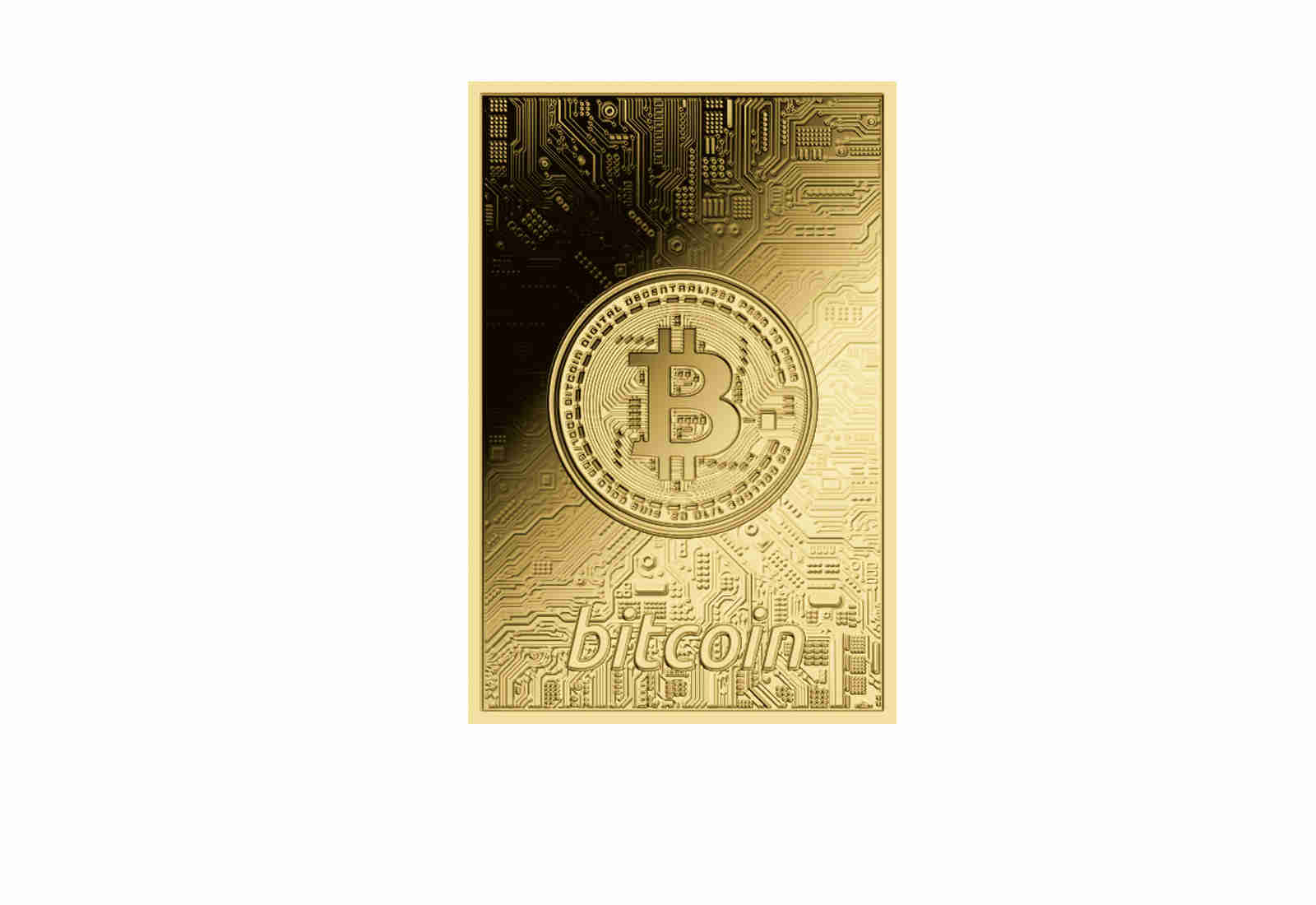 1/10 oz Goldbarren Bitcoin 999/1000