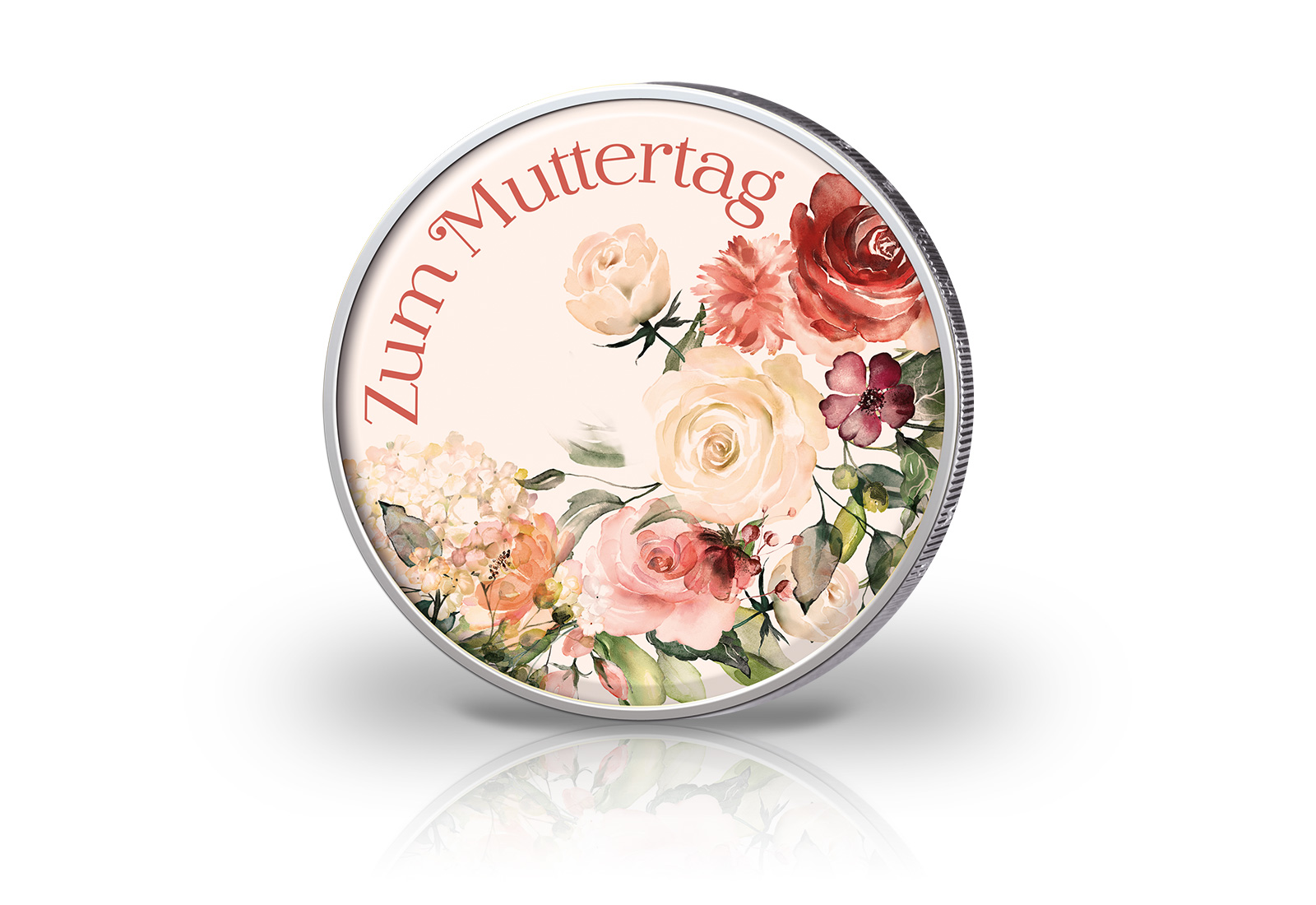 2 Euro mit Farbmotiv Muttertag