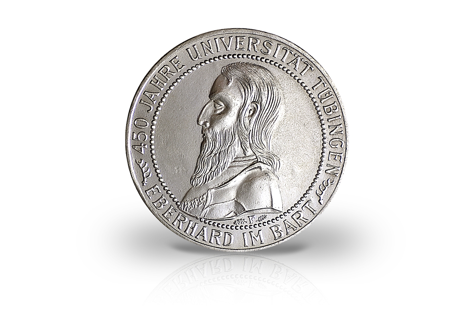 5 Reichsmark Silbermünze 1927 Weimarer Republik 450 Jahre Universität Tübingen Jaeger-Nr. 329