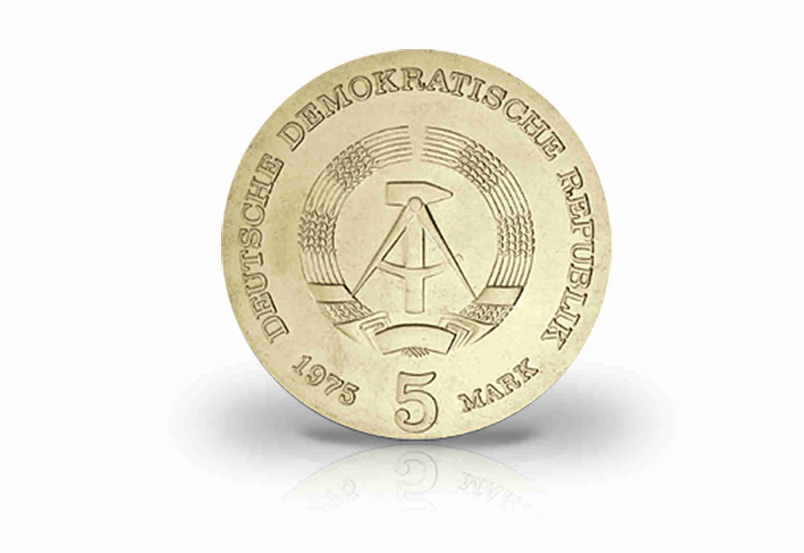 5 Mark Gedenkmünze 1975 DDR Thomas Mann