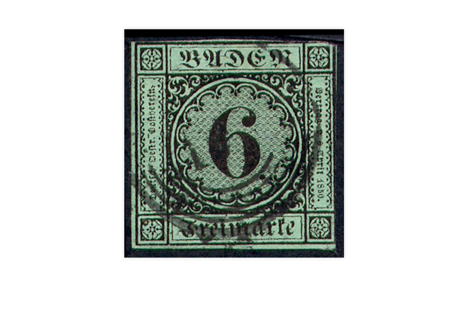 Briefmarke Altdeutschland Baden Freimarke 1851 Michel-Nr. 3 a gestempelt 
 