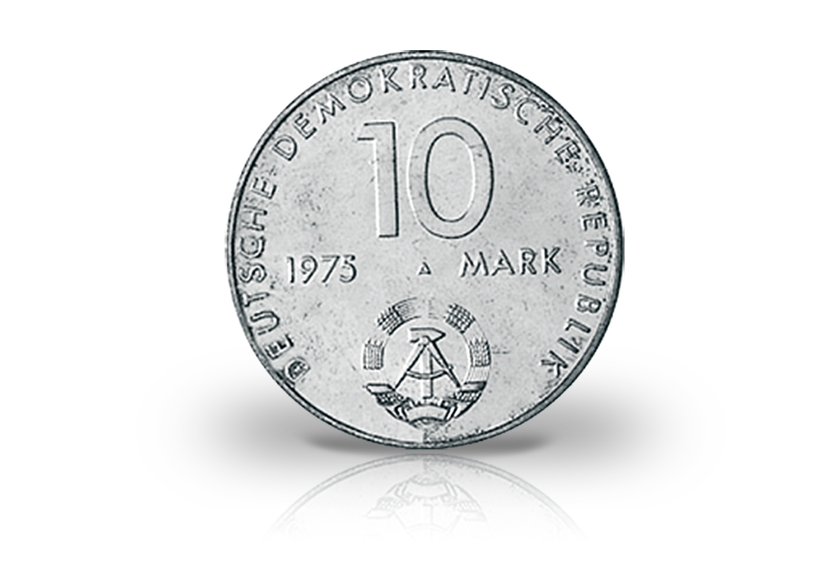 10 Mark 1975 DDR Motivprobe 100. Geburtstag Albert Schweitzer