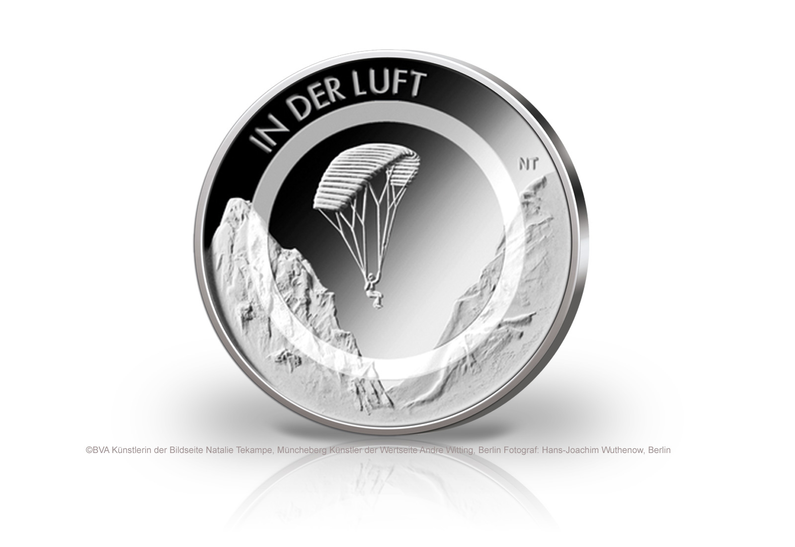 10 Euro 2019 Deutschland In der Luft mit Polymerring st Prägestätte F