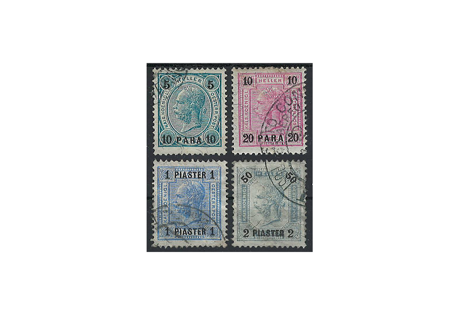 Levante Franz Joseph 1901 Mi.Nr. 39-42 **